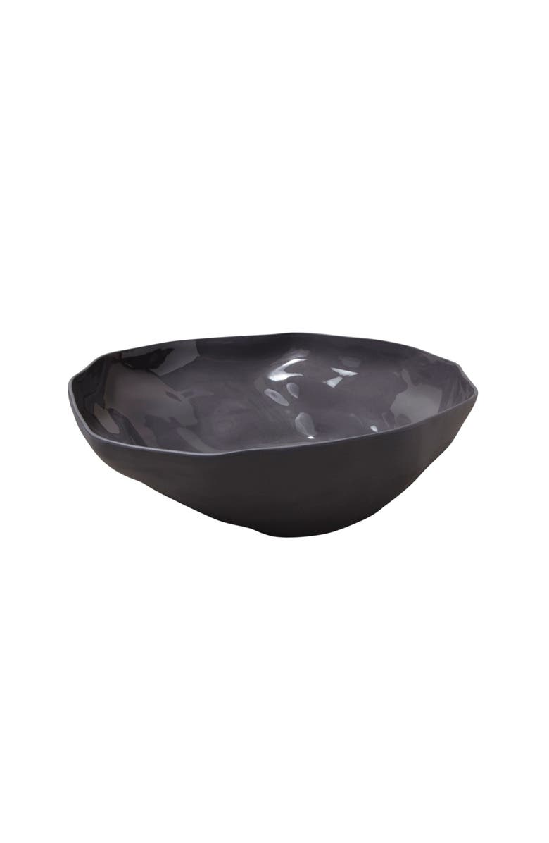 Be Home Tam Stoneware Large Serving Bowl, Main, color, Slate