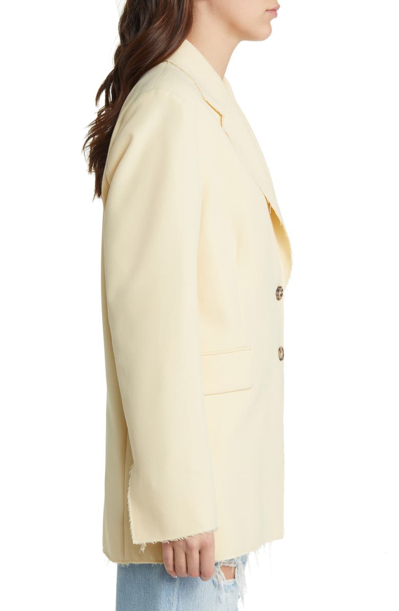 FRAME Oversize Raw Edge Blazer, Alternate, color, 