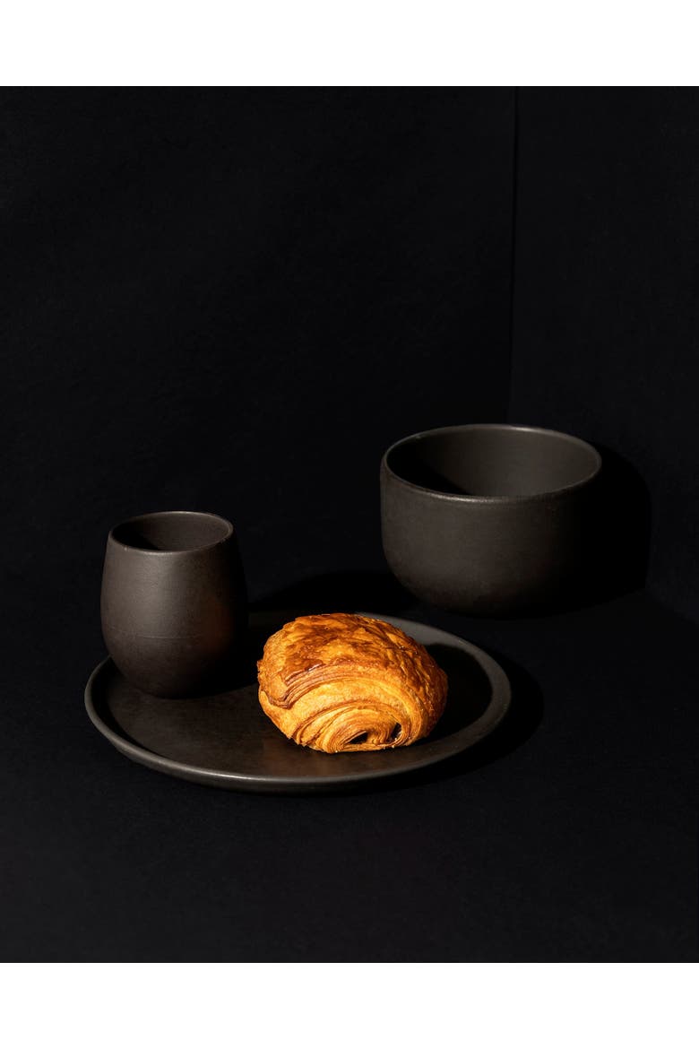 Minimalist Dinnerware Set, Alternate, color, Black