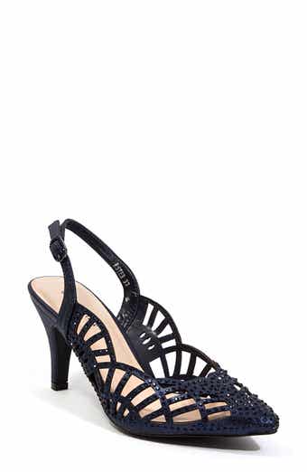 LADY COUTURE Rhinestone Slingback Pump