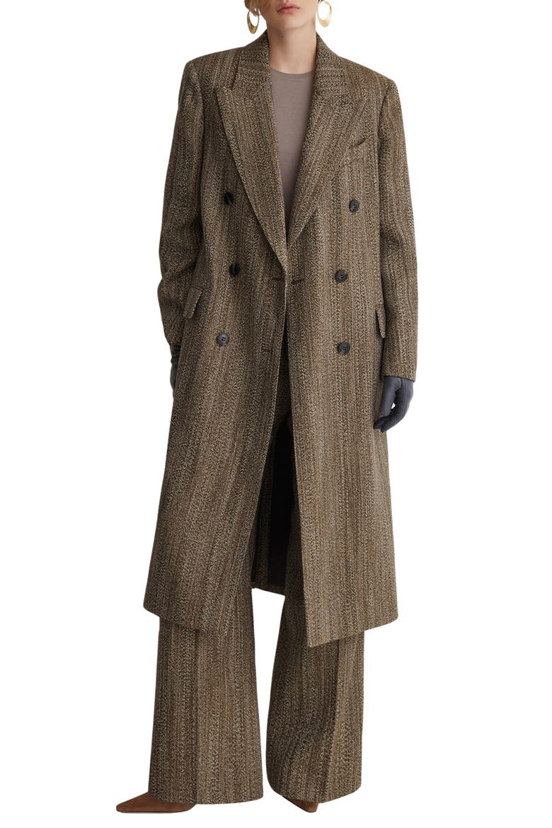 Inessa Wool Coat, Main, color, BROWN