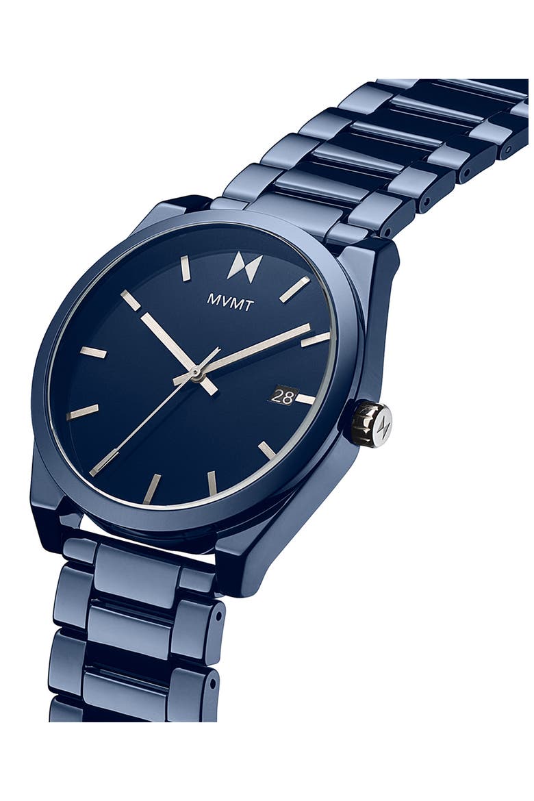 Element Ceramic Bracelet Watch, 43mm, Alternate, color, BLUE
