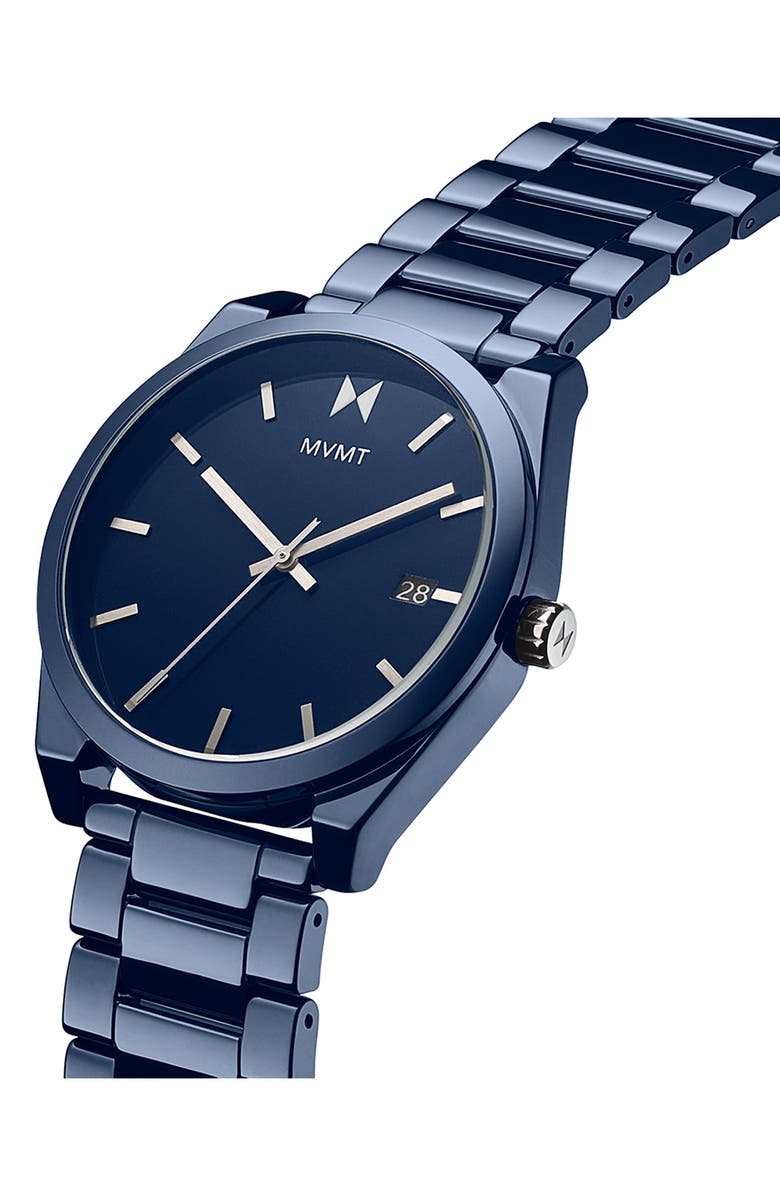 MVMT WATCHES Element Ceramic Bracelet Watch, 43mm, Alternate, color, 