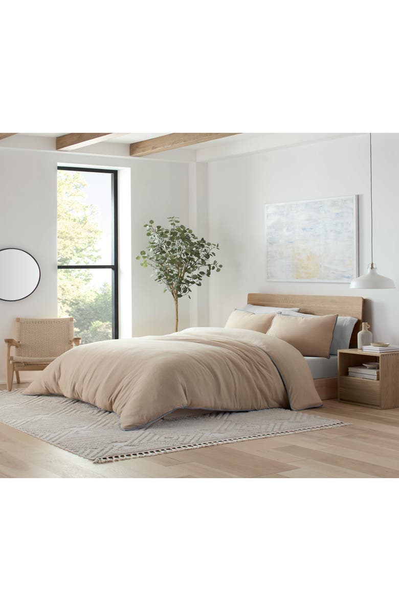 Vellux Snuggle Comforter Set, Alternate, color, Soft Taupe