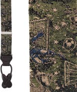 Trafalgar World's Champion Goal Soccer Novelety Button End Suspenders