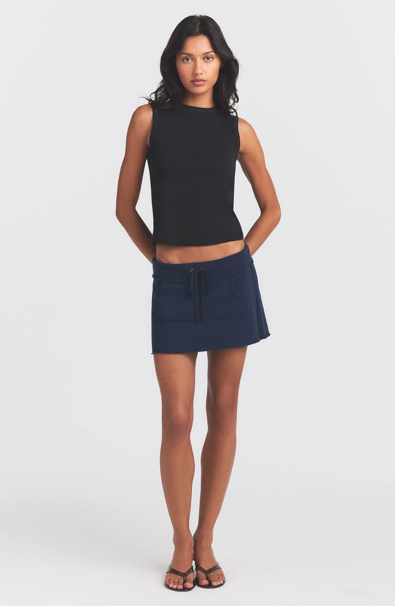 SKIMS High Crewneck Tank, Alternate, color, Washed Onyx