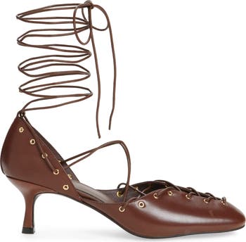 Martine Ankle Wrap Pump