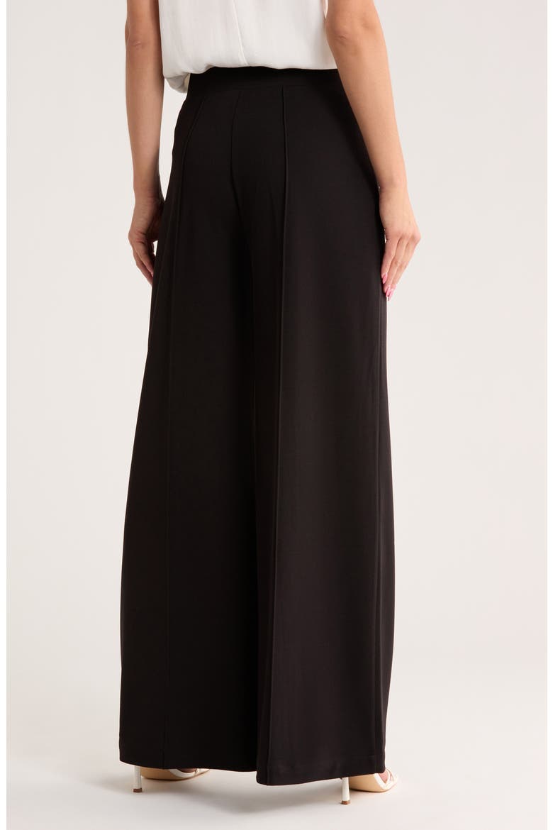 Tempest Wide Leg Knit Pants, Alternate, color, BLACK