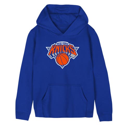 Preschool Outerstuff  Blue New York Knicks Primary Logo Hoodie
