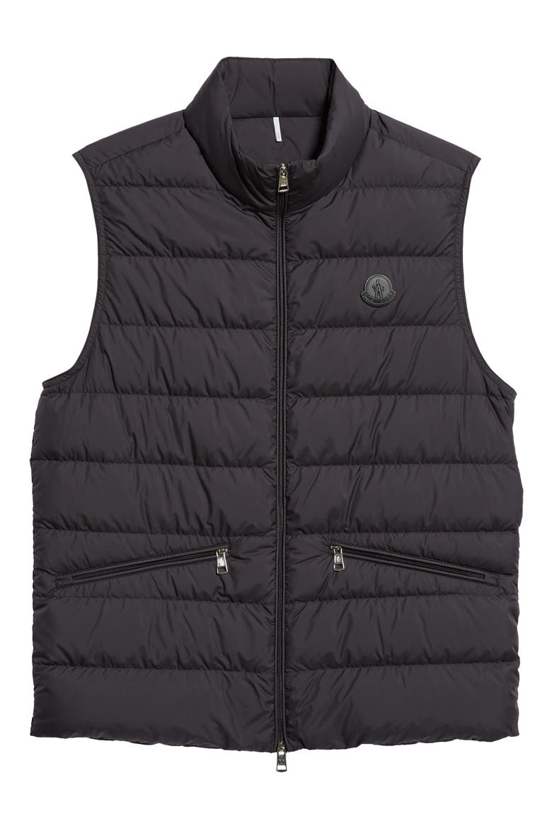 Treompan Quilted Down Puffer Vest, Alternate, color, BLACK