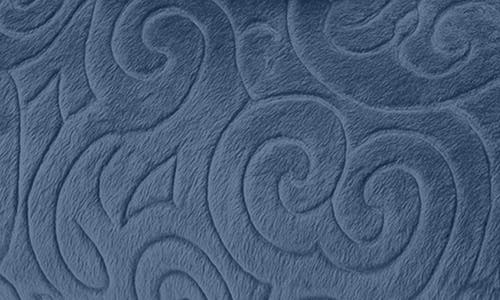 Luxury Home Dama Embossed Fleece Throw Blanket