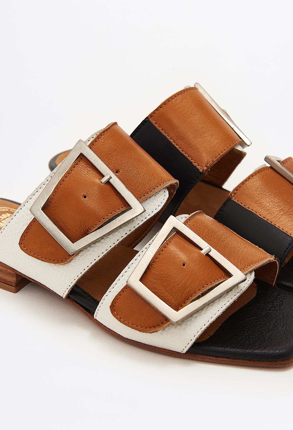 Double Trouble Slide Sandal, Alternate, color, Tan