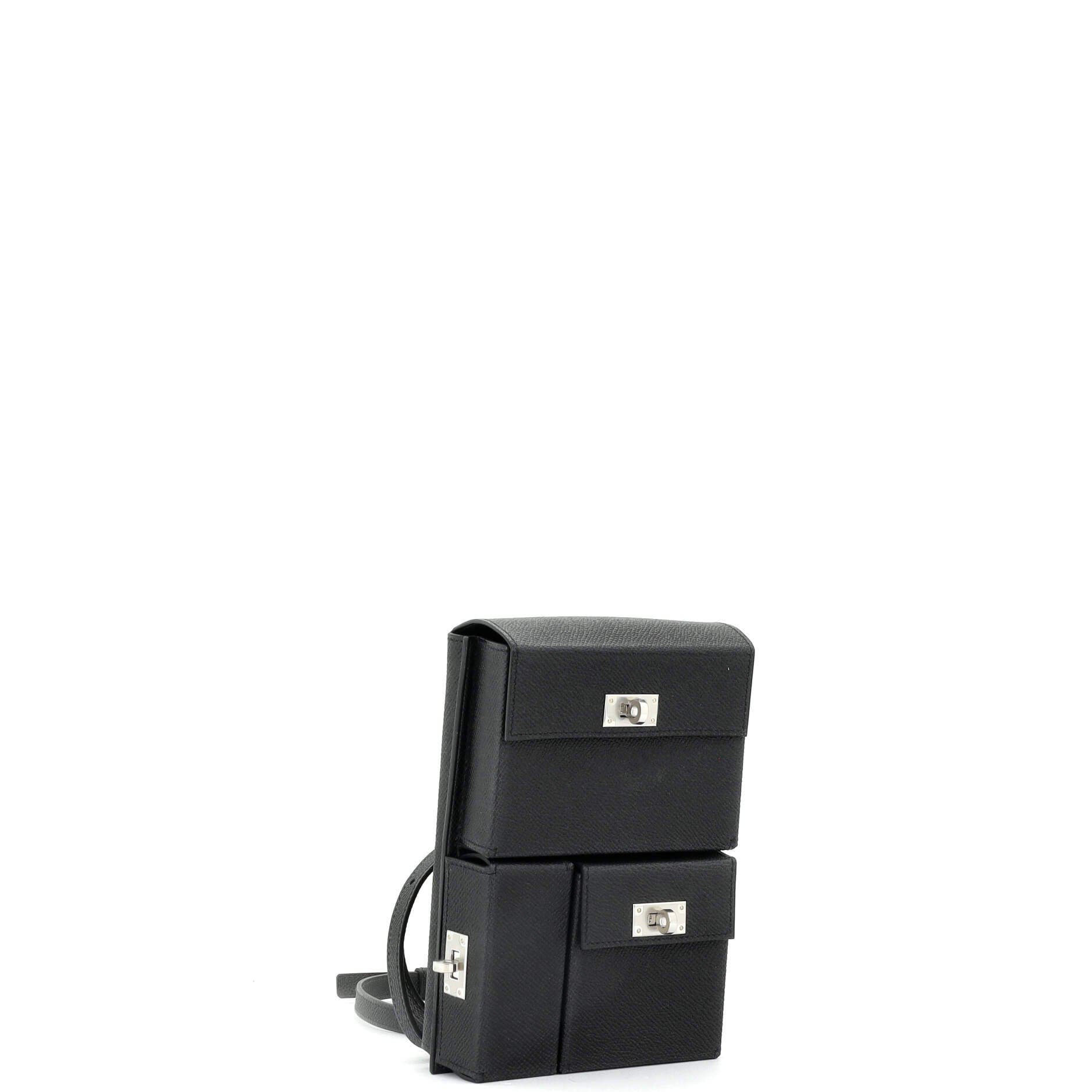Kelly Multi Pocket To Go Pouch Epsom, Alternate, color, Black