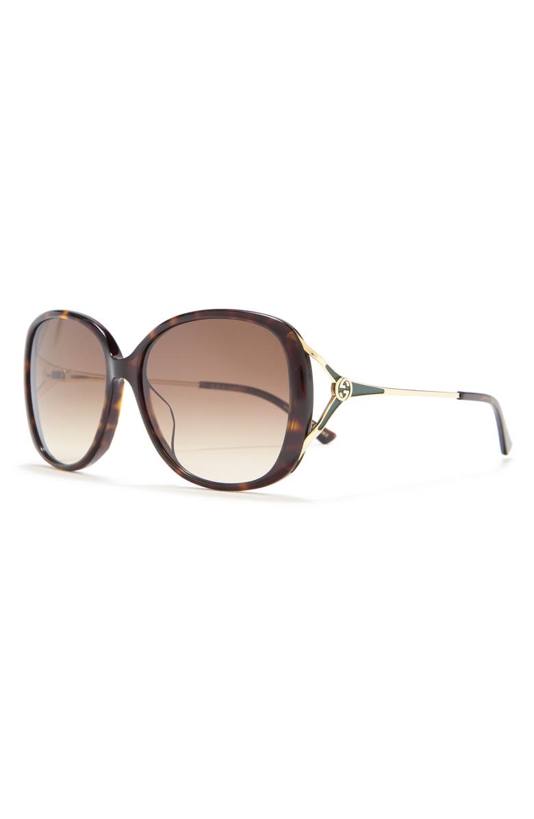 Gucci 58mm Square Sunglasses, Alternate, color,