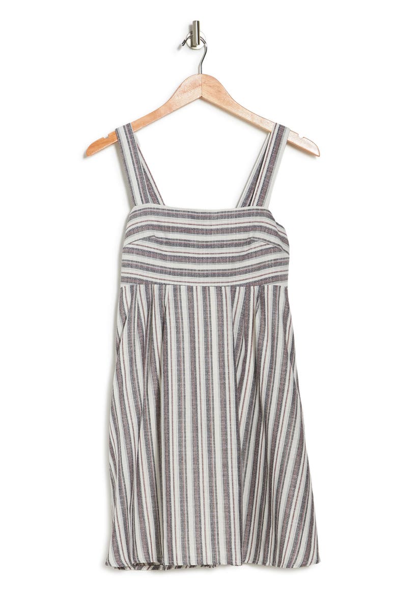 Woven Tie Back Dress, Alternate, color, MULTI