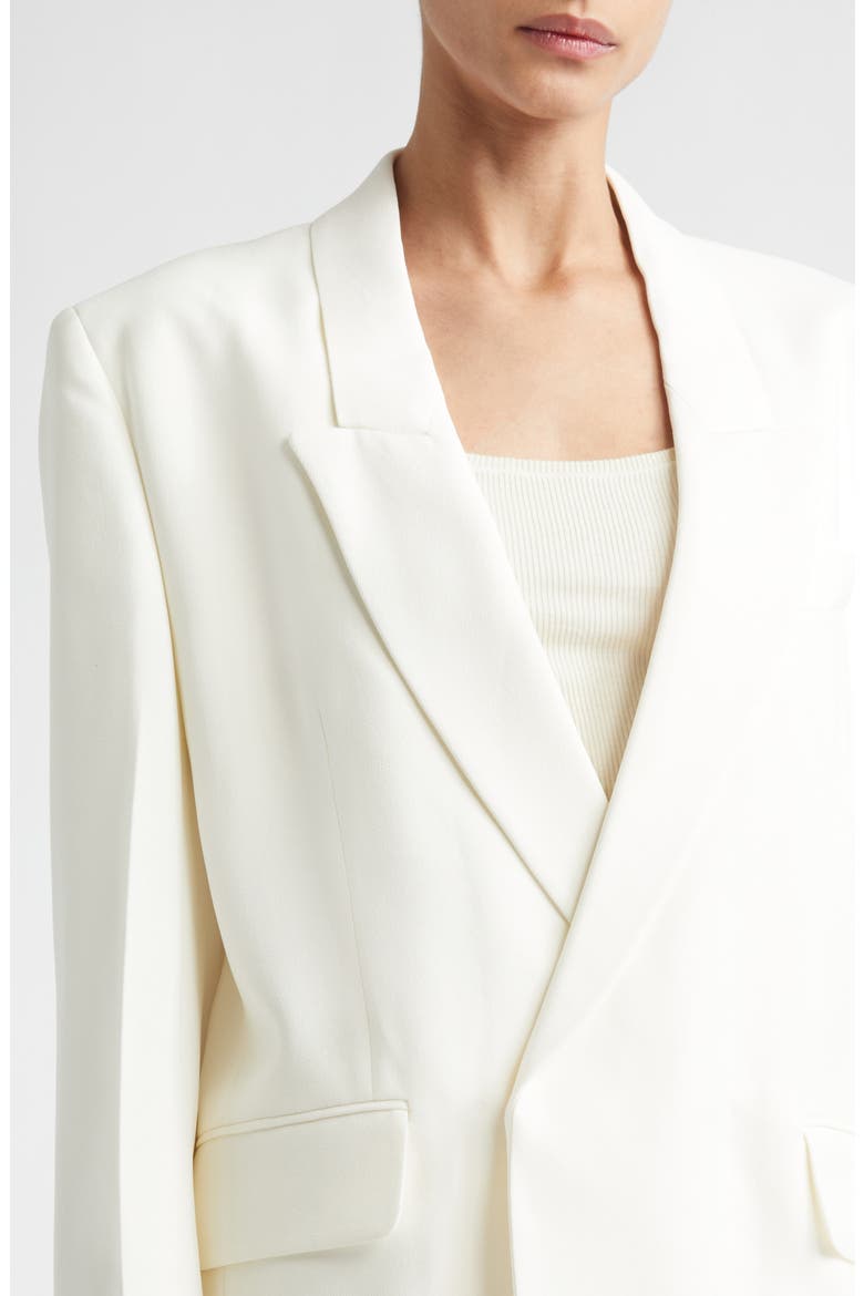 Double Breasted Tailored Jacket, Alternate, color, IVORY