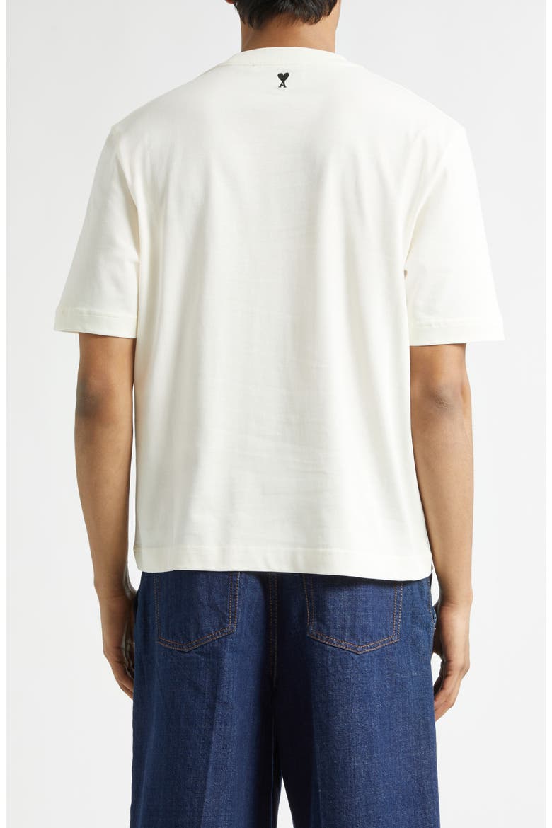 Boxy Cotton Graphic T-Shirt, Alternate, color, BLANC CREME