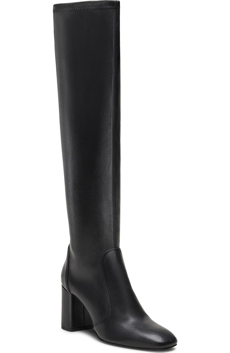 Stuart Weitzman Lucie Knee High Block Heel Boot, Main, color,