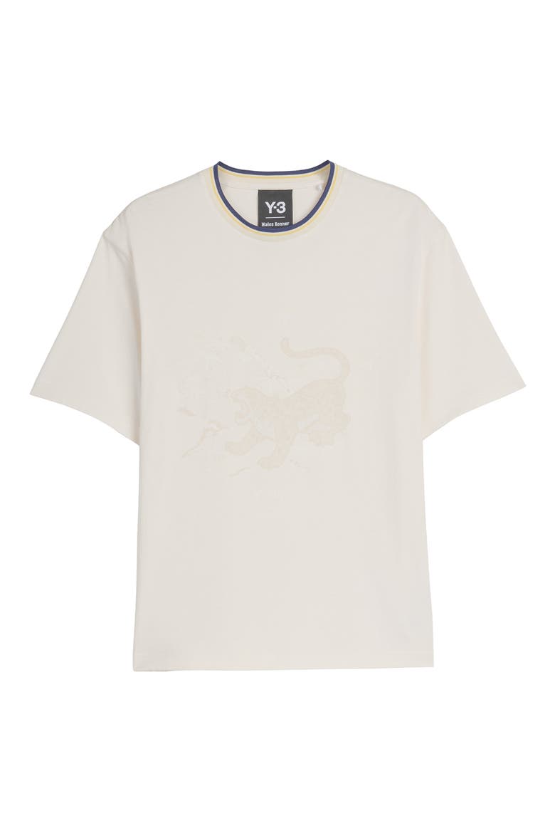 x Wales Bonner Graphic T-Shirt, Alternate, color, CHALK WHITE
