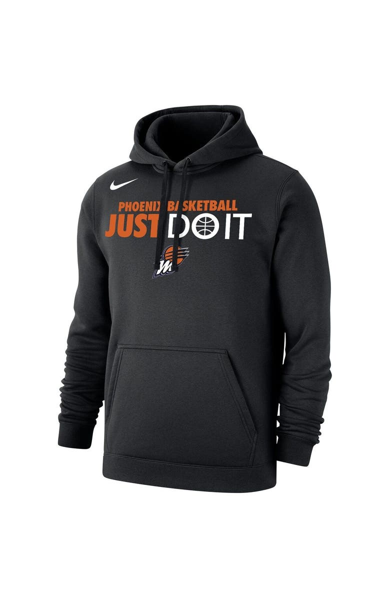 Nike Unisex Nike Black Phoenix Mercury Just Do It Club Pullover Hoodie, Alternate, color, Black