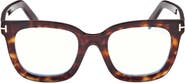 TOM FORD 51mm Square Blue Light Blocking Glasses