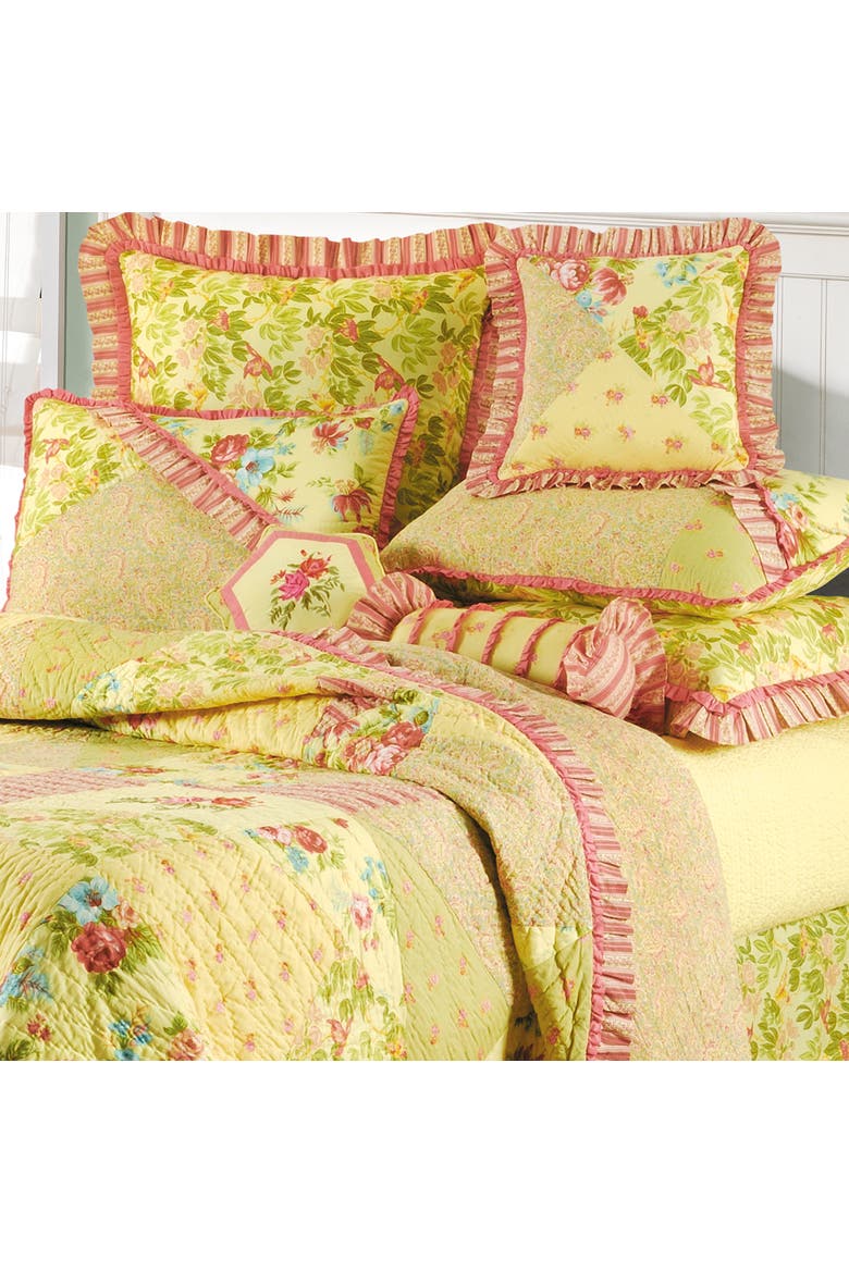 Gabrielle Full/Queen Quilt, Alternate, color, Yellow