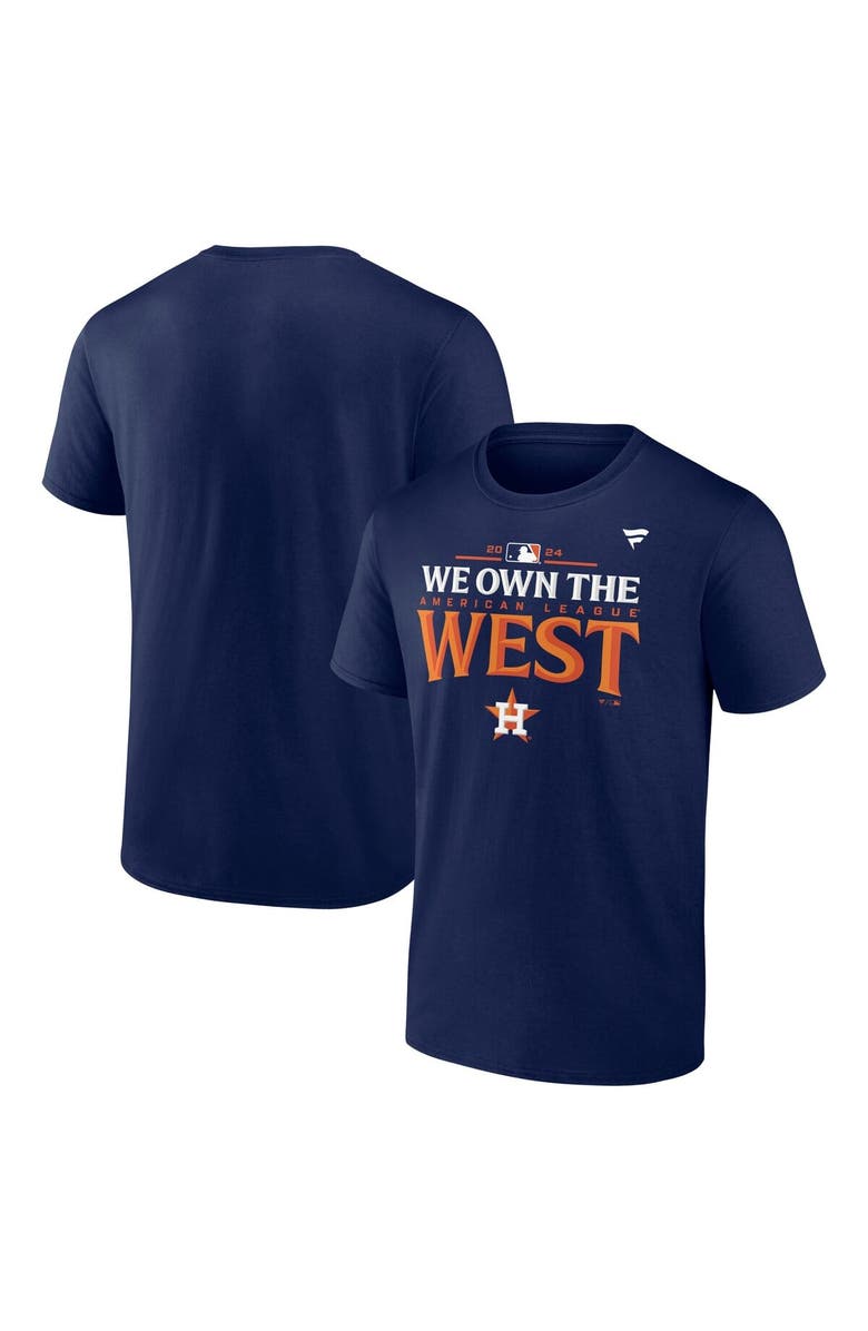 FANATICS Youth Fanatics  Navy Houston Astros 2024 AL West Division Champions Locker Room T-Shirt, Alternate, color, 