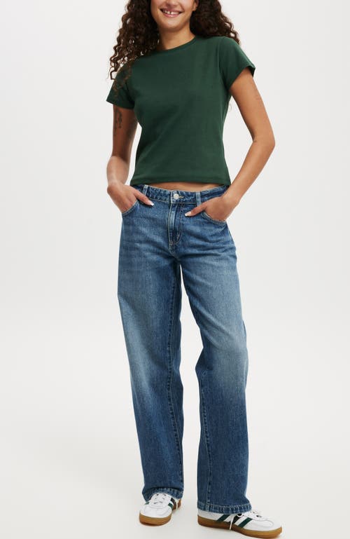 Cotton On Low Rise Straight Jean In Pure Blue