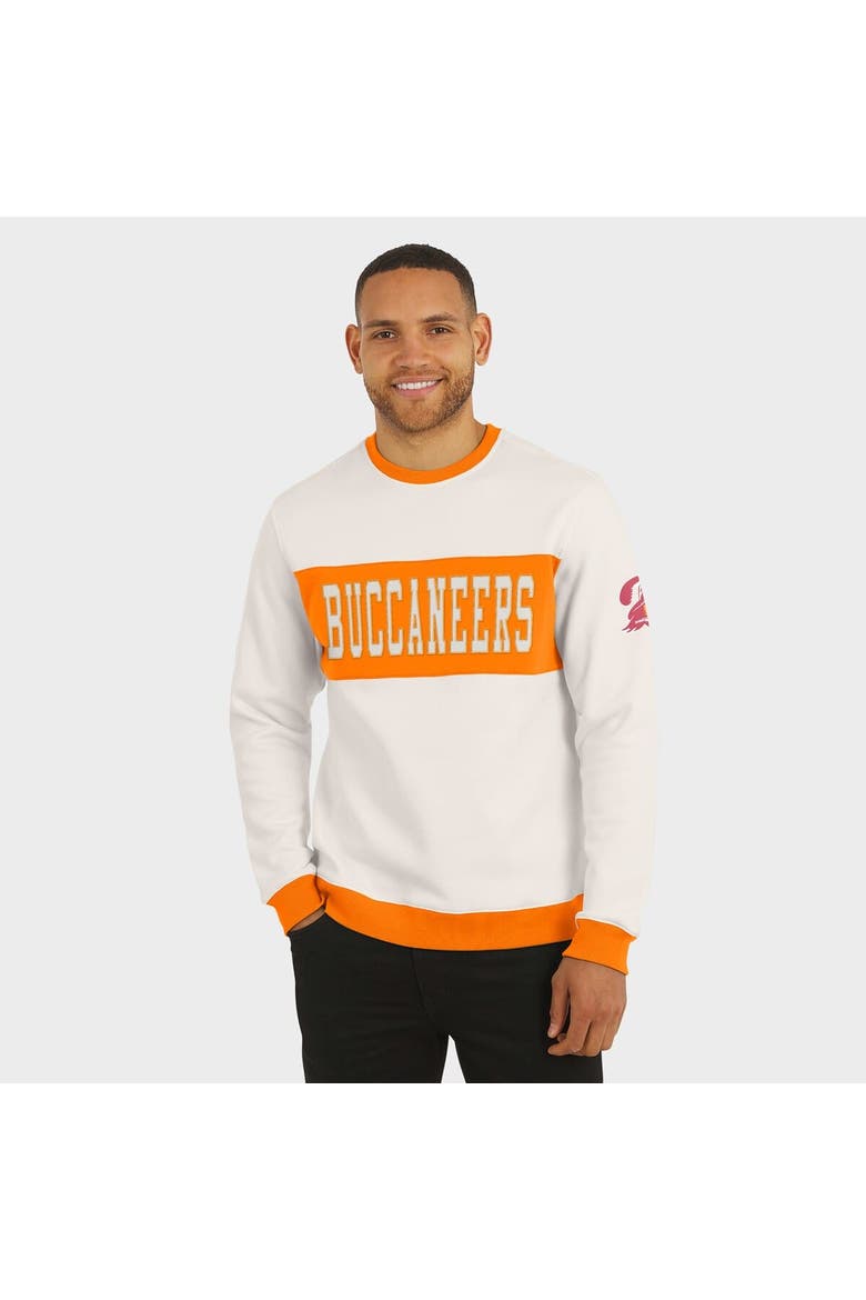 Men's Darius Rucker Collection by Fanatics  Cream Tampa Bay Buccaneers Colorblock Pullover Sweatshirt, Alternate, color, Cream