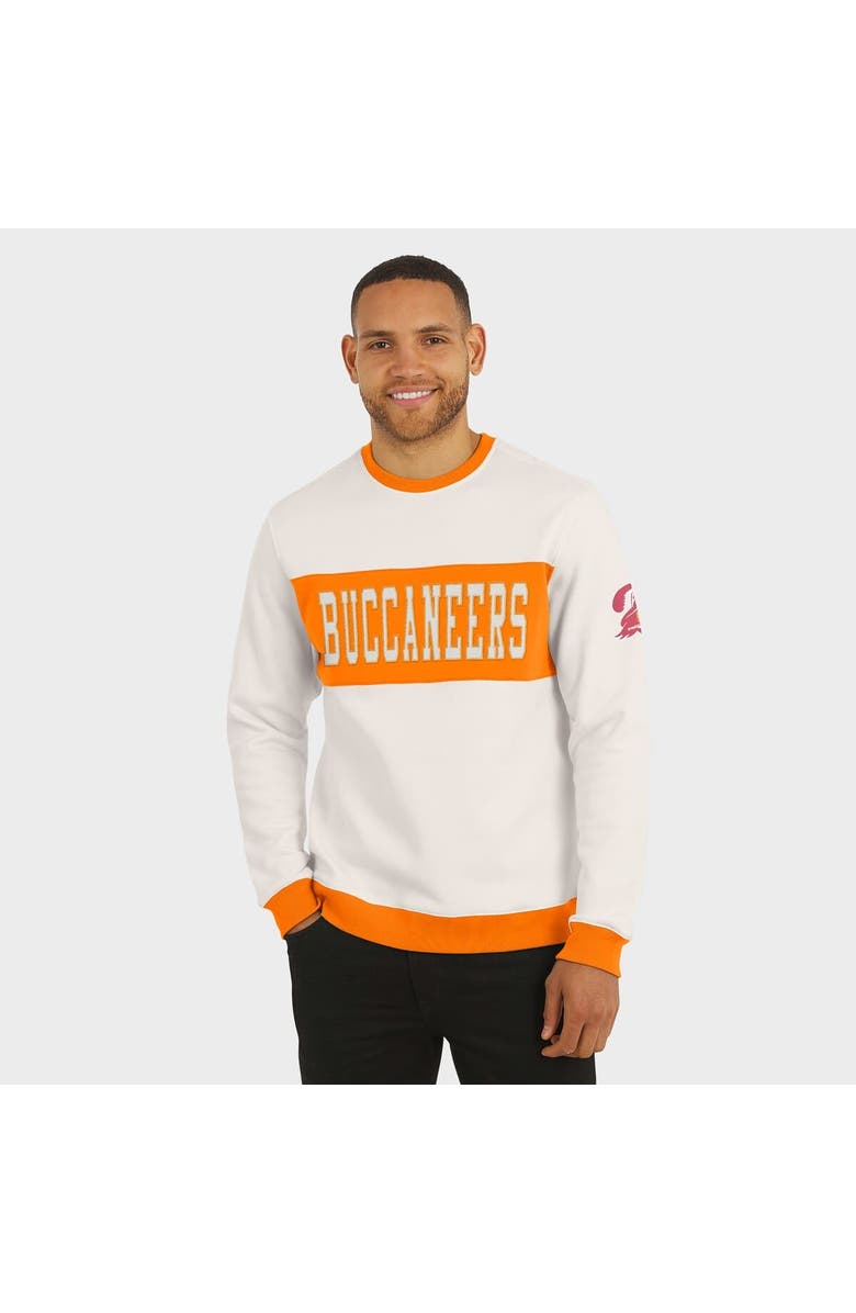 Darius Rucker Collection by Fanatics Men's Darius Rucker Collection by Fanatics Cream Tampa Bay Buccaneers Colorblock Pullover Sweatshirt, Alternate, color, Cream