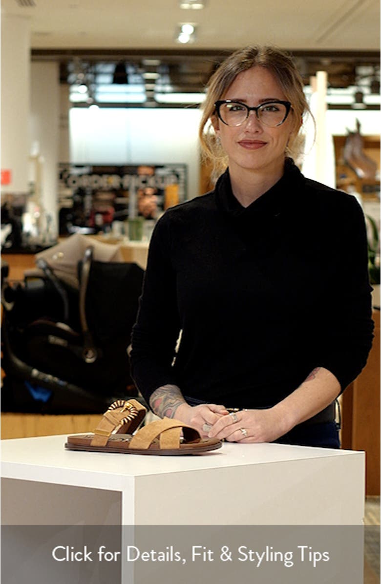 Lucy Buckle Strap Sandal, sales video thumbnail