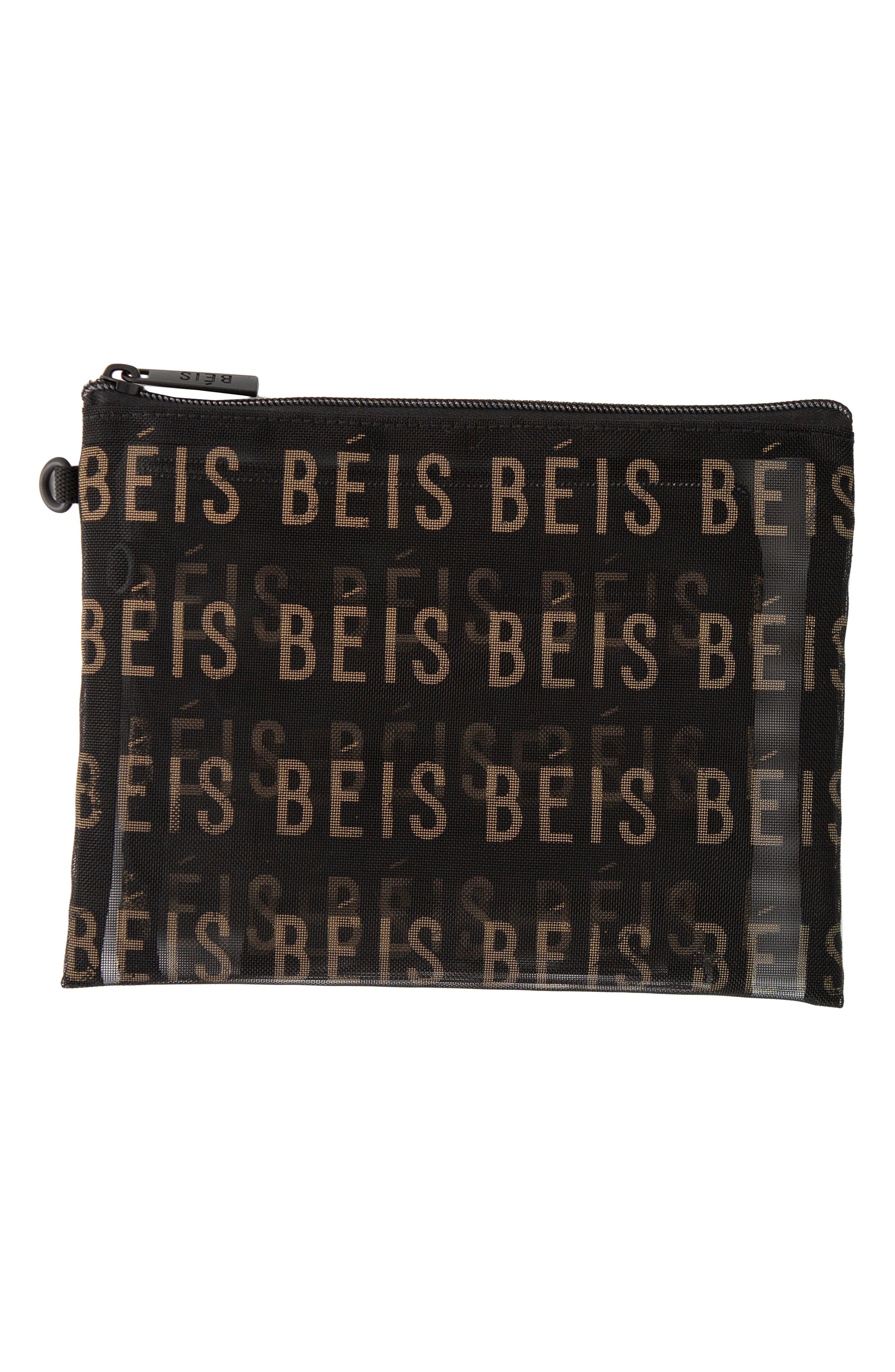 Béis The Mesh Pouch Trio, Alternate, color, 