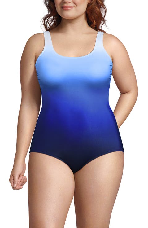 Tugless Low Leg One Piece Swimsuit