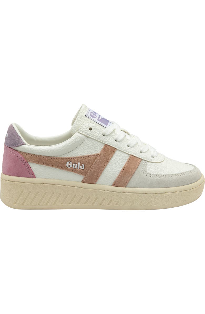 Gola Classics Grandslam Trident Sneaker, Alternate, color, White/ Cameo/ Lily