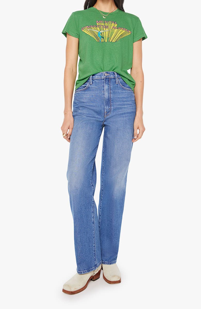 MOTHER The Sinful Short Sleeve Graphic T-Shirt, Alternate, color, Mental Gymnastics