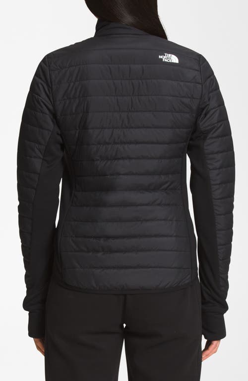 The North Face Canyonlands Water Repellent Hybrid Jacket In Black