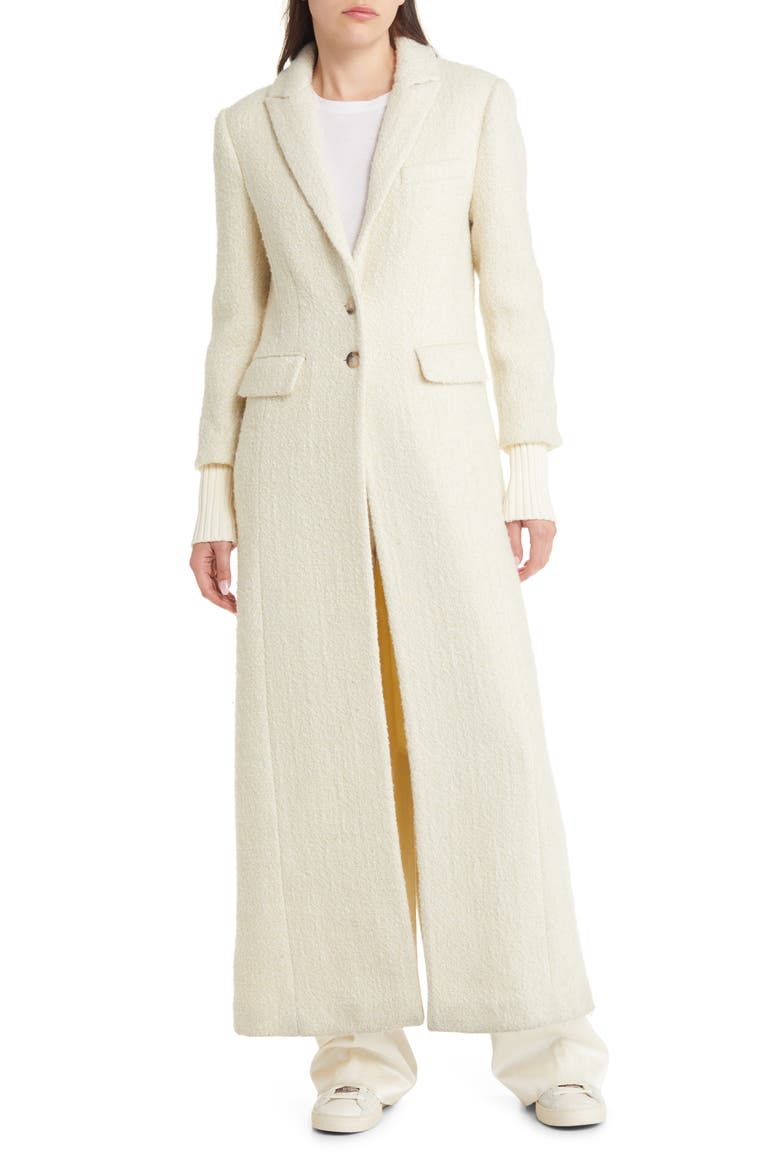 The City Coat, Alternate, color, WHITE BOUCLE