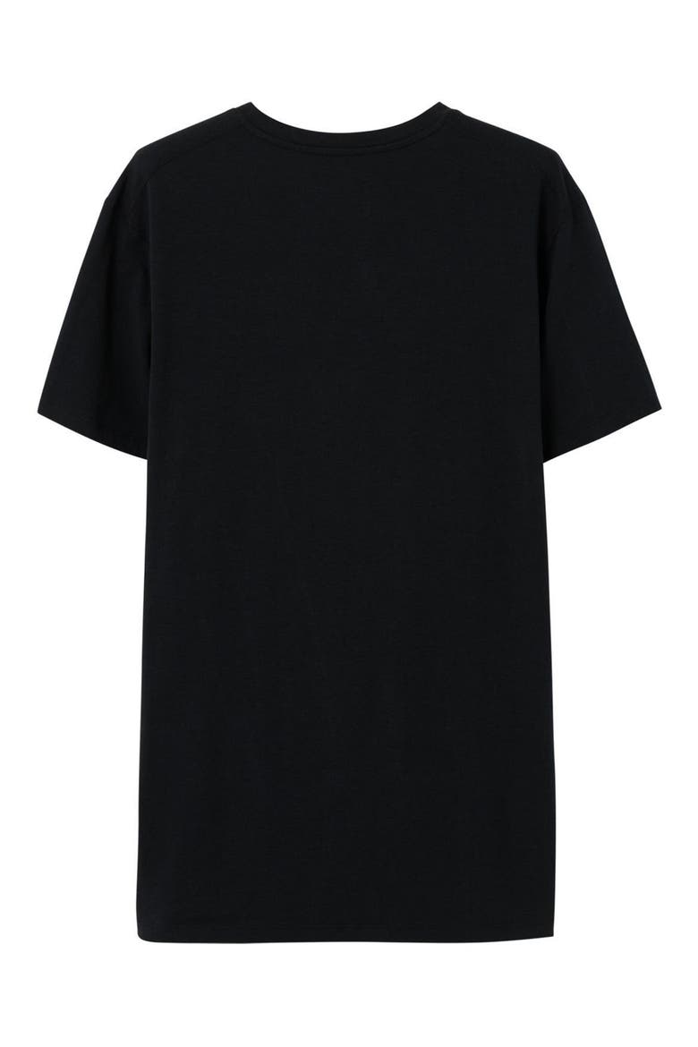 DropTemp® Cooling Cotton Blend Slim Fit V-Neck Undershirt, Alternate, color, BLACK