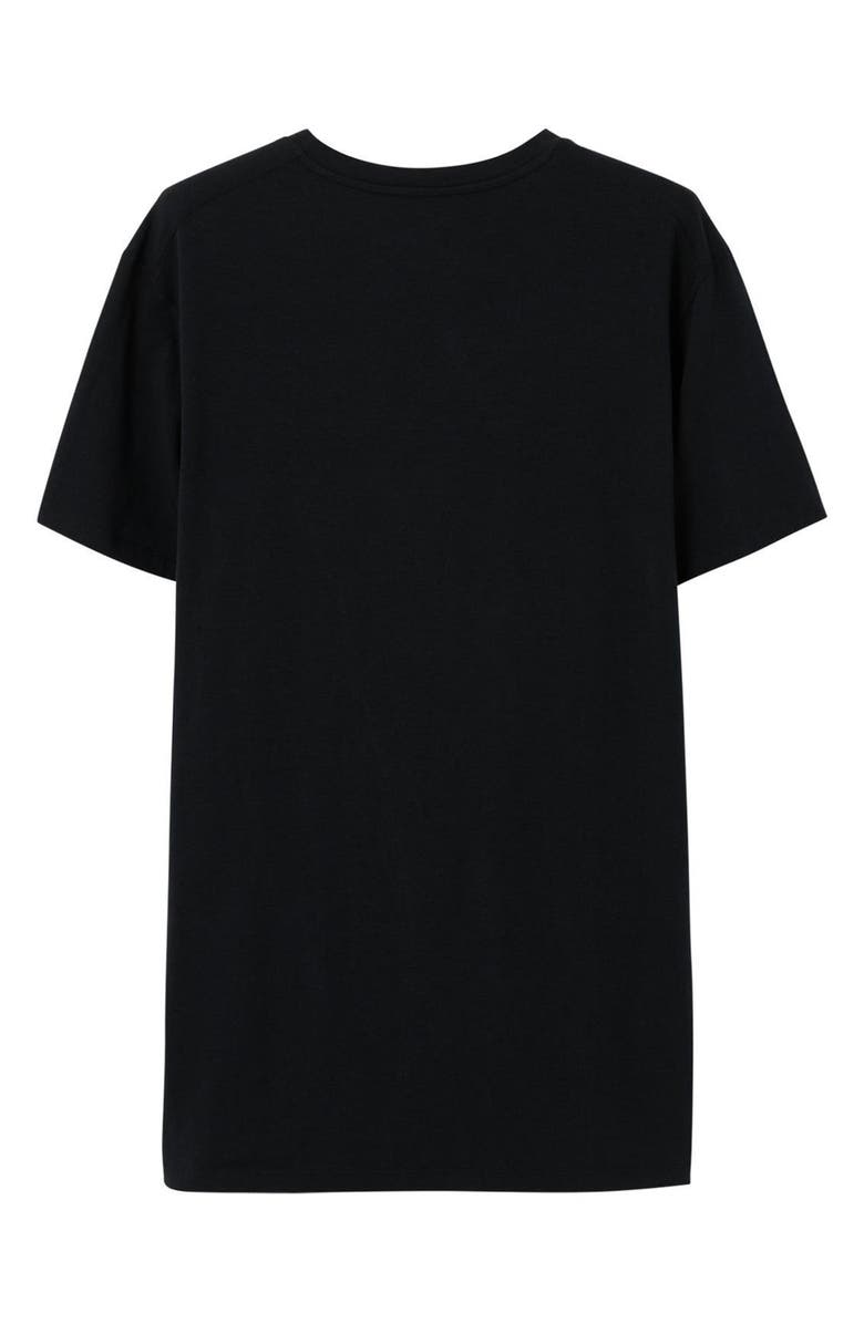 SAXX DropTemp<sup>®</sup> Cooling Cotton Blend Slim Fit V-Neck Undershirt, Alternate, color, Black