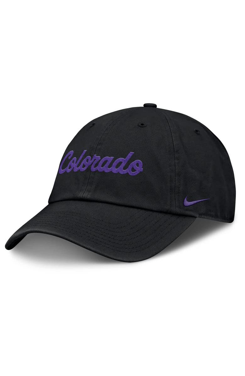Nike Men's Nike Black Colorado Rockies Club Adjustable Hat, Main, color, Black