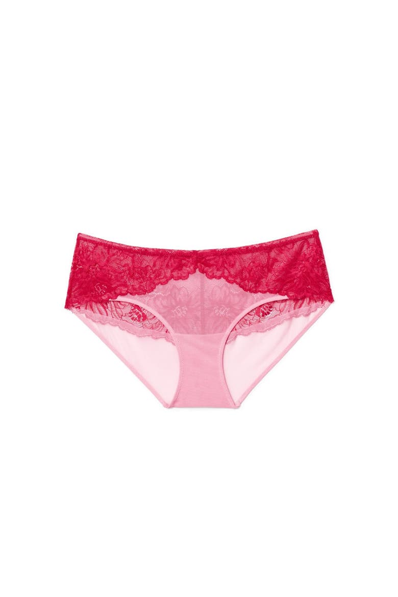 Cyla Hipster Panties, Alternate, color, Medium pink