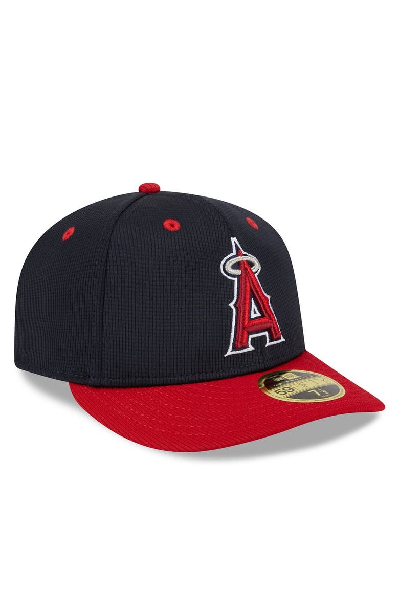 New Era Men's New Era  Navy Los Angeles Angels 2025 Batting Practice Low Profile 59FIFTY Fitted Hat, Alternate, color, 