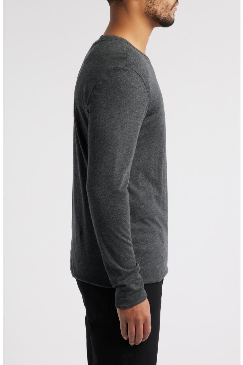 Cloud Reversible Crewneck T-Shirt, Alternate, color, CHARCOAL HEATHER
