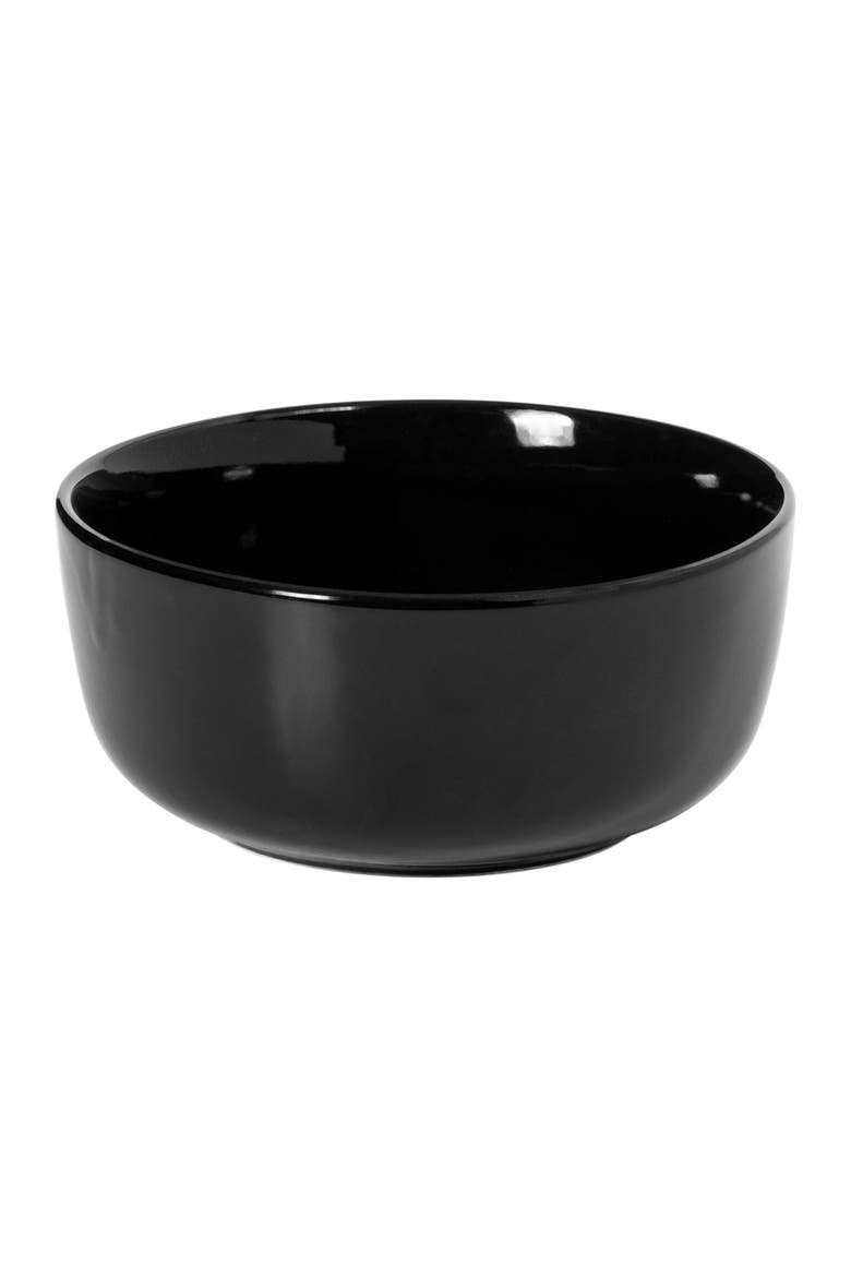 Oslo 12 Piece Porcelain Dinnerware Set, Alternate, color, Black