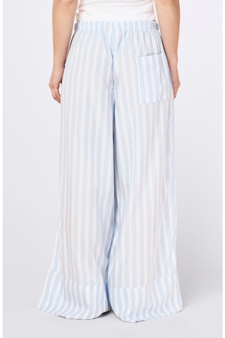 Amelie Stripe Wide Leg Pants, Alternate, color, CLEAR SKY
