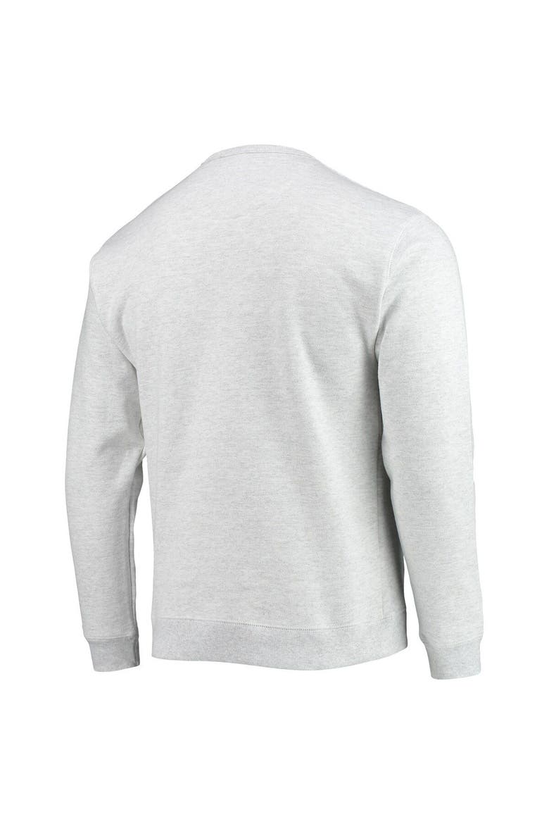 Men's League Collegiate Wear Heathered Gray Louisville Cardinals Upperclassman Pocket Pullover Sweatshirt, Alternate, color, Heather Gray