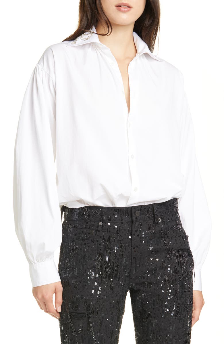 Polo Ralph Lauren Balloon Sleeve Shirt, Main, color, 