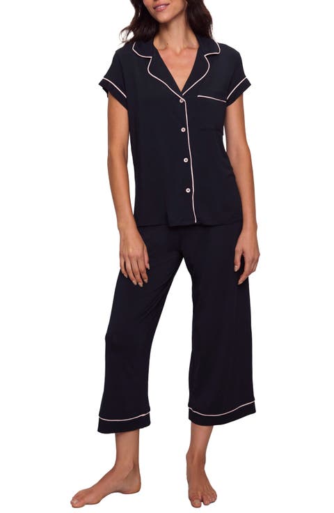 Gisele Short Sleeve Cropped Pajamas