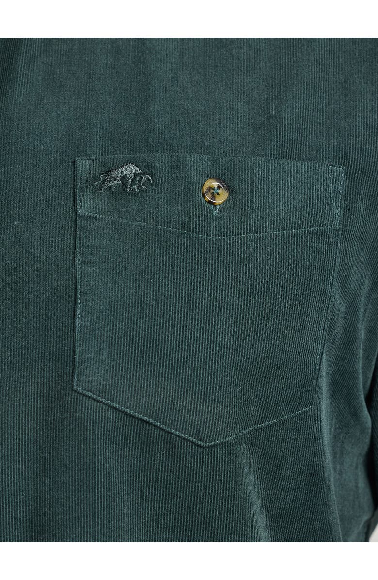 Raging Bull Long Sleeve Soft Needle Corduroy Shirt, Alternate, color, Forest
