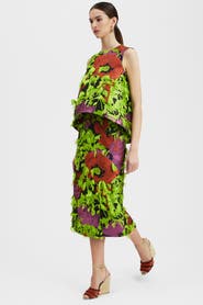 La DoubleJ Pencil Skirt Wonderland Fil Coupe Multicolor